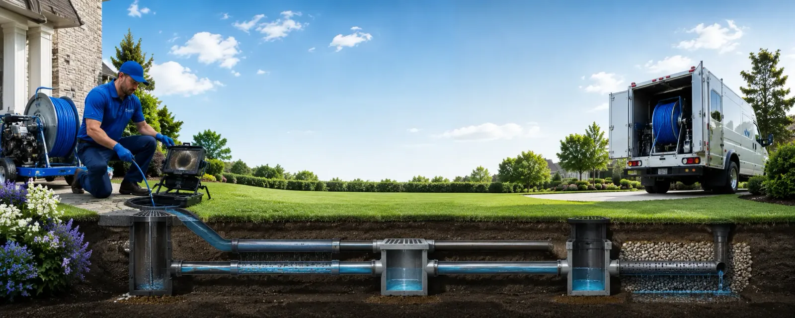 Outdoor drain cleaning information for West Creek, NJ